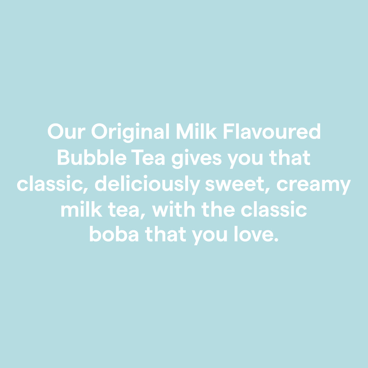 Betta Boba Original Milk Bubble Tea 12 pack