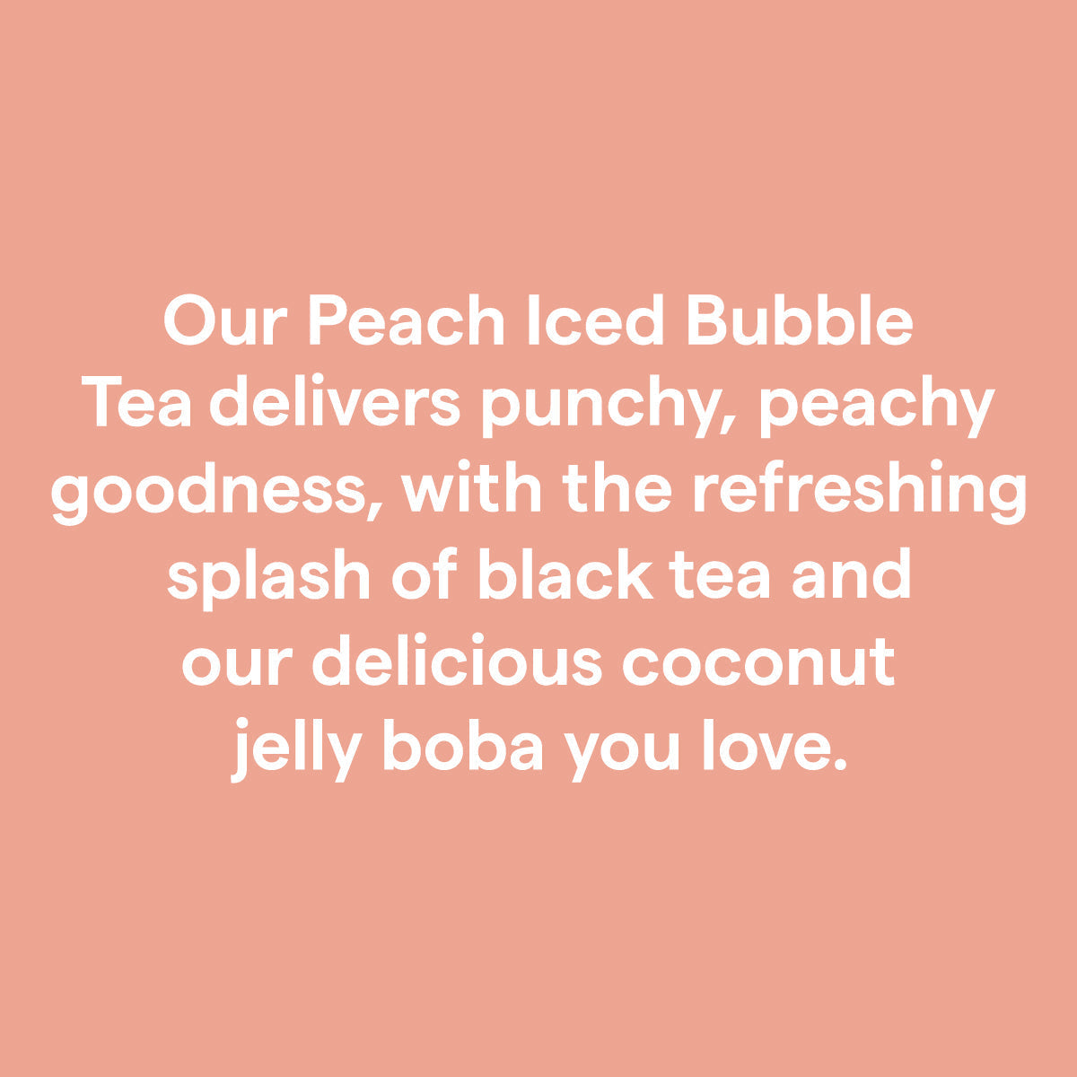 Betta Boba Peach Iced Bubble Tea 24 Pack